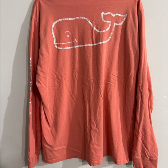 Vineyard Vines Men's Coral Long Sleeve Shirt - Picture 3 of 4